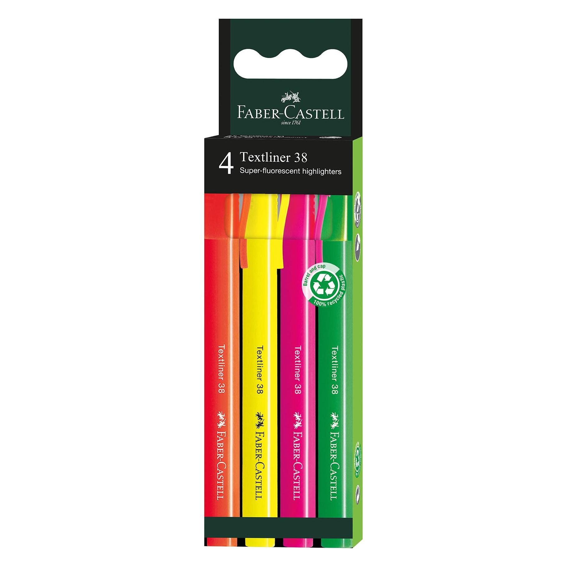 Faber-Castell Textliner 38 (4x) (157774)