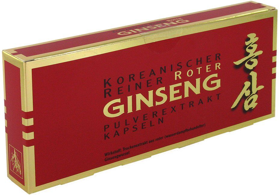 Roter Ginseng Extrakt Kapseln