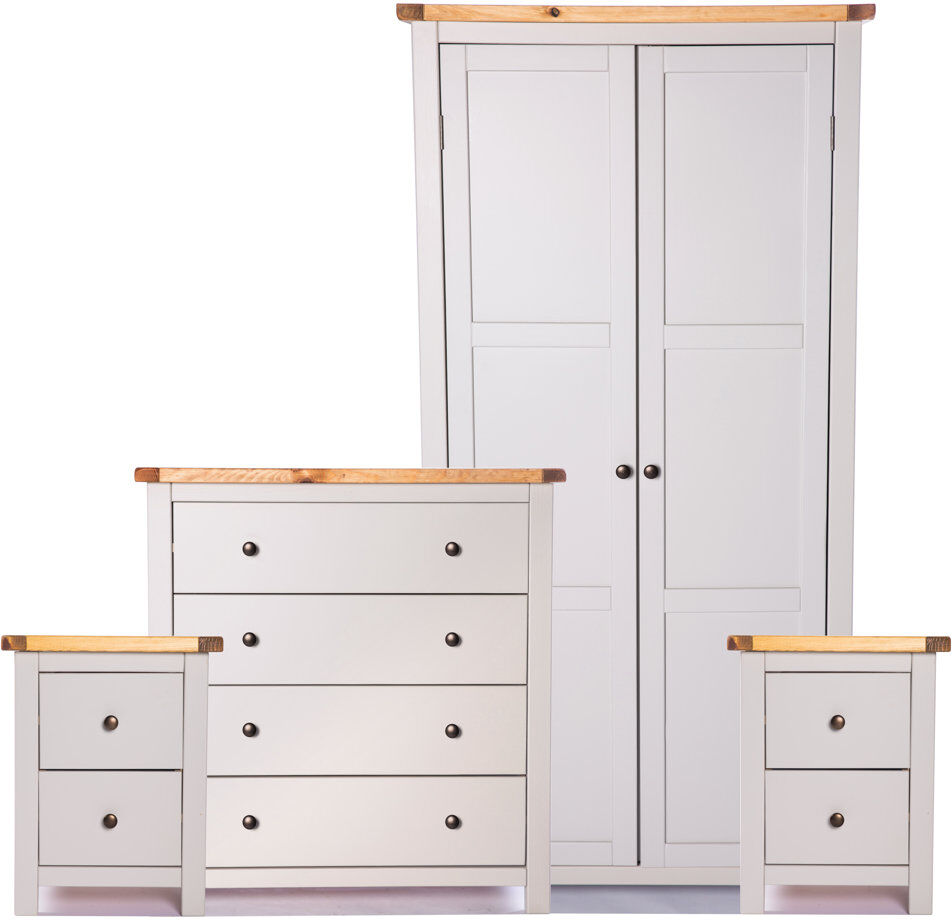 Brambly Cottage Hemel Piece Bedroom Set Grey