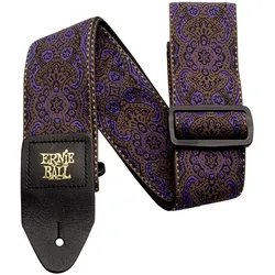 Ernie Ball EB4164 Purple Paisley - Gitarrengurt