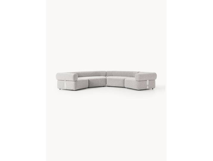 Großes modulares Bouclé-Sofa Anton