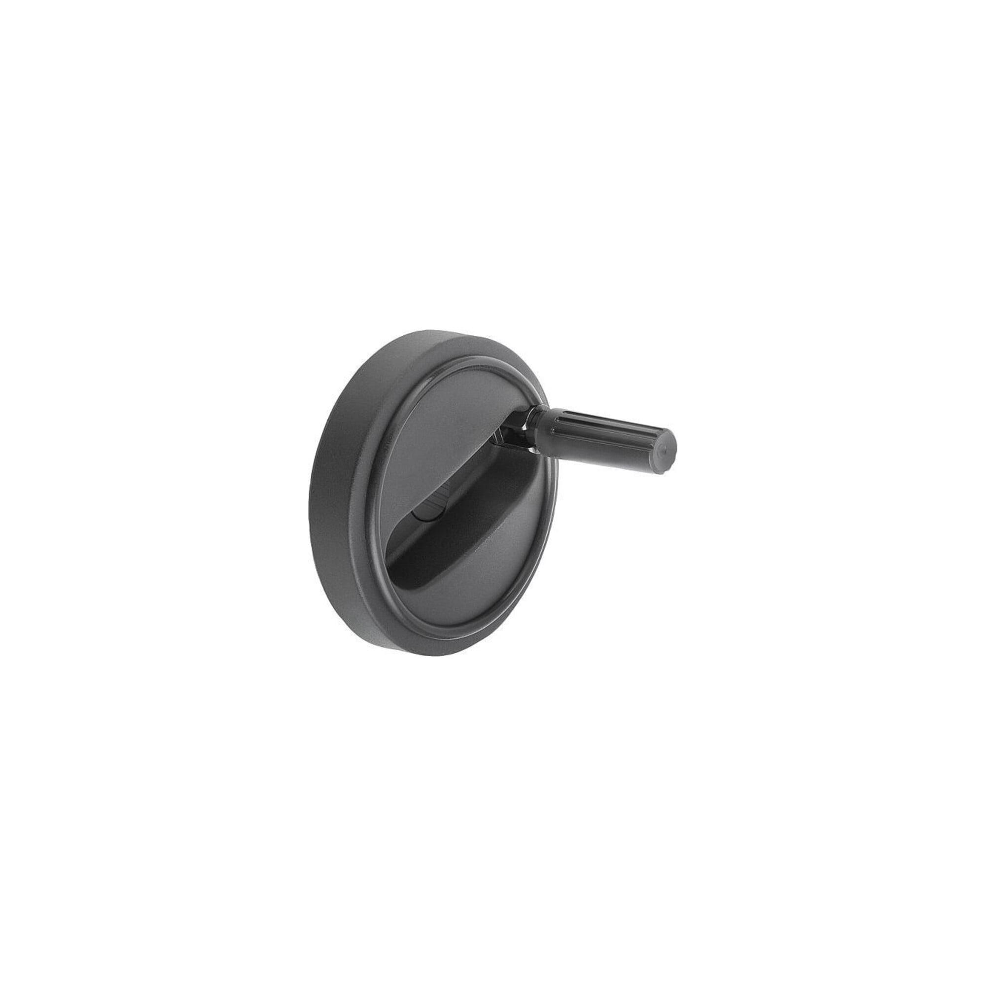 KIPP Handrad D1=80 Passbohrung 8H7 Thermoplast Gr.1 (K0259.108008)