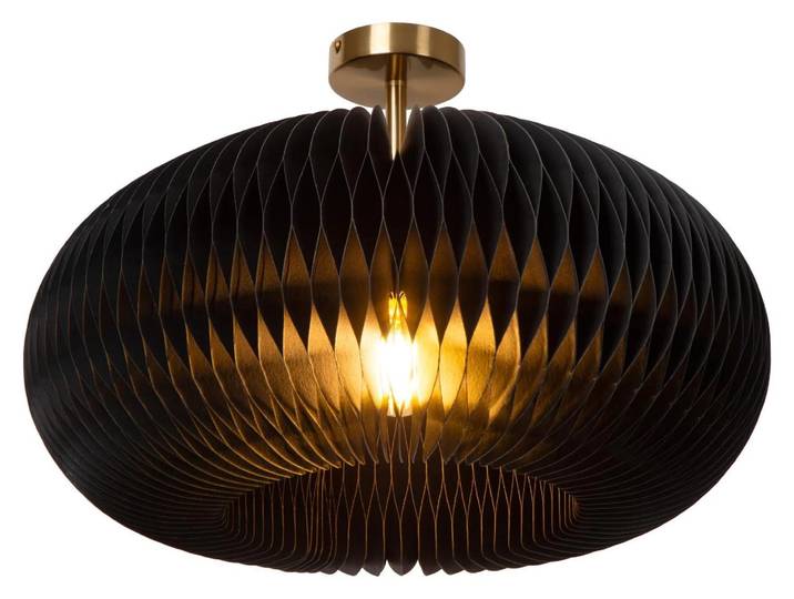 ARMONI – Deckenleuchte zur ebenerdigen Montage – Ø 52 cm – 1xE27 – Schwarz