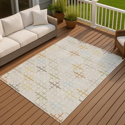 Addison Rugs Machine Washable Indoor/ Outdoor Modern Glencoe Chantille Rug