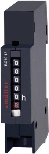 Müller BW 70.18 230V 50Hz Betriebsstundenzähler Rollenzählwerk