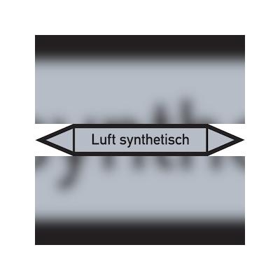 Rohrleitungskennzeichen Luft synthetisch - 270x37 mm Folie selbstklebend