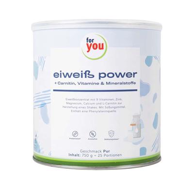FOR YOU eiweiß power pur Pulver 750 g