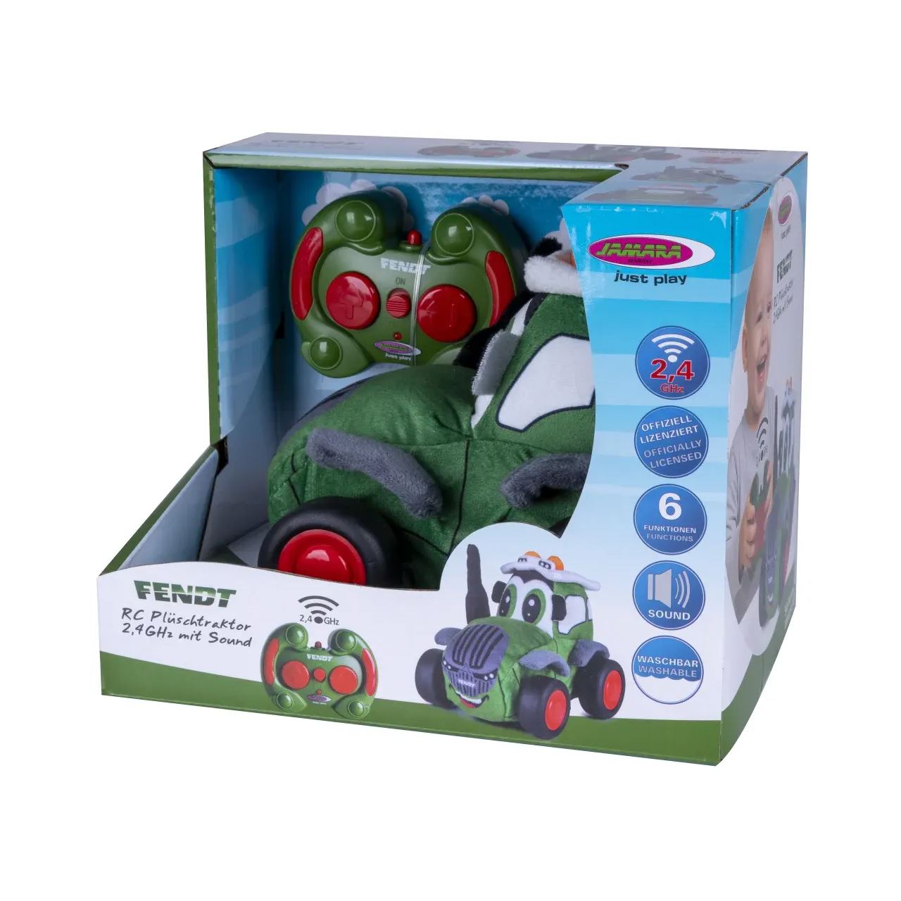 Jamara Fendt RC Plüschtraktor 2,4GHz mit Sound