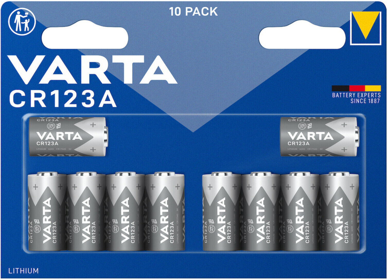 Varta ELECTRONICS CR123A 10er Blister (6205301461)