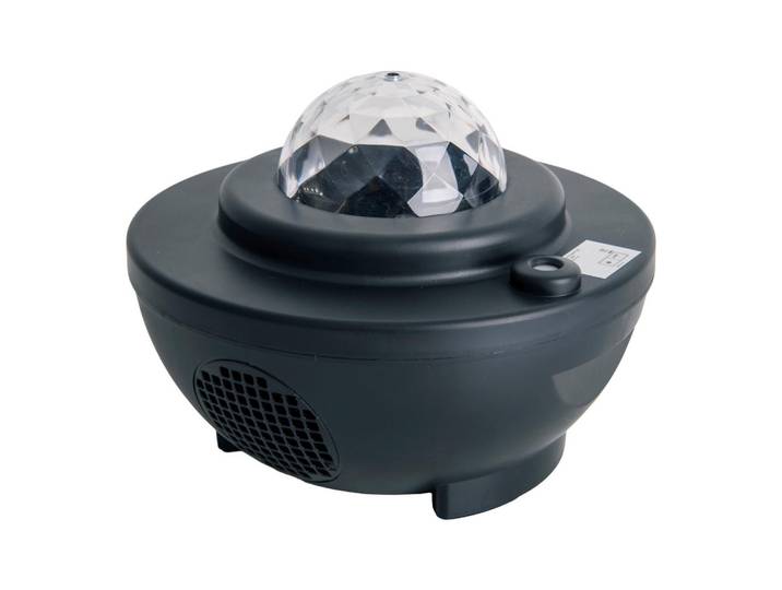 Näve Led-Tischleuchte, Schwarz, Kunststoff, 16.2x13 cm, Farbwechsler, 3 Helligkeitsstufen, Bluetooth-Lautsprecher, Lampen & Leuchten, Innenbeleuchtung, Tischlampen