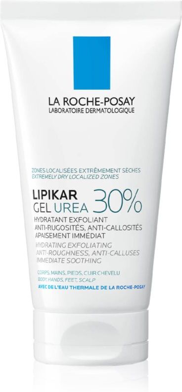 La Roche-Posay Lipikar Gel Urea 30% gel hydratant en profondeur pour peaux calleuses 50 ml