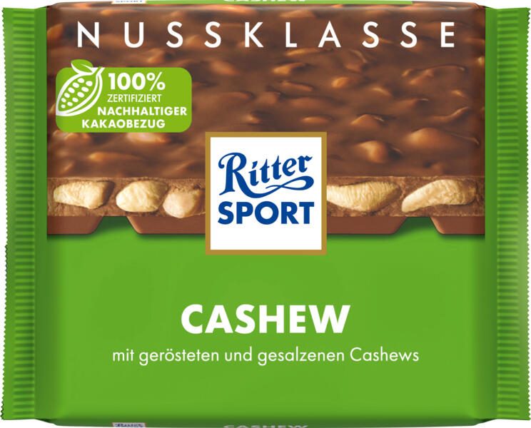 Ritter SPORT Cashew Schokolade 100,0 g 5211930005
