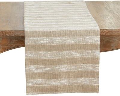 Saro Lifestyle "Striped Table Runner - 16""x72"""