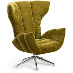 Bretz Sessel Cassia Stoff Gold Green