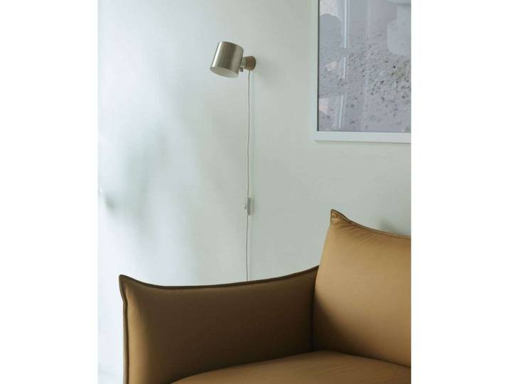 Rise Wandleuchte Stainless Steel - Normann Copenhagen - Wohnzimmer - Metall