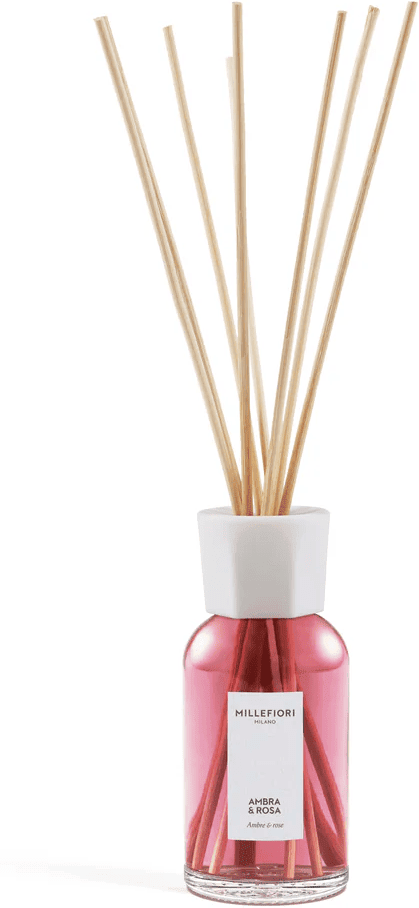 Millefiori Ambra & Rosa, 100ml Diffuser