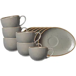 Ritzenhoff & Breker, Tasse, Taste Kaffeetassen mit Untertassen (200 ml, 12x)