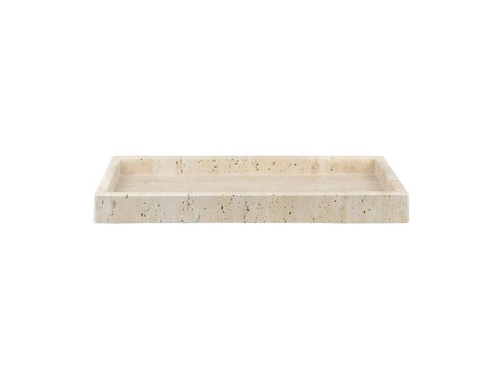 Mette Ditmer Plateau décoratif Travertine 16x31 cm Linen
