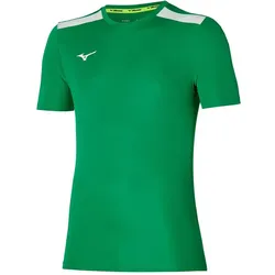 Mizuno, Herren, Sportshirt, Perform Crew Shirt (XL), Grün