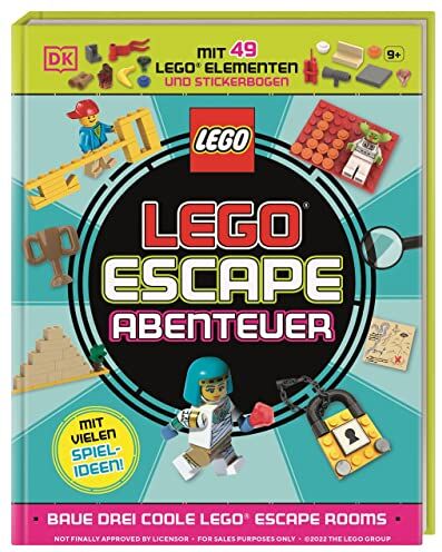 LEGO® Escape Abenteuer: Baue drei coole LEGO® Escape Rooms. Mit 49 LEGO® Elementen und Stickerbogen - Preis vom 11.10.2026 03:10:56 h