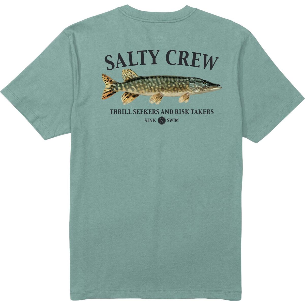 Salty Crew Euro Pike Premium Short Sleeve Tee mackerel (MACK) L 20012202E-MACK-L