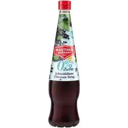 Mautner Markhof 0% Zucker Sirup Johannisbeere - Zitrone