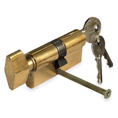 Haushalt CYLINDER LOCK W KNOB 70MM 30X40 BRAS 5K (33033315)