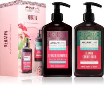 Arganicare Keratin Set conjunto para cabelo com queratina 1 un.. Keratin Set