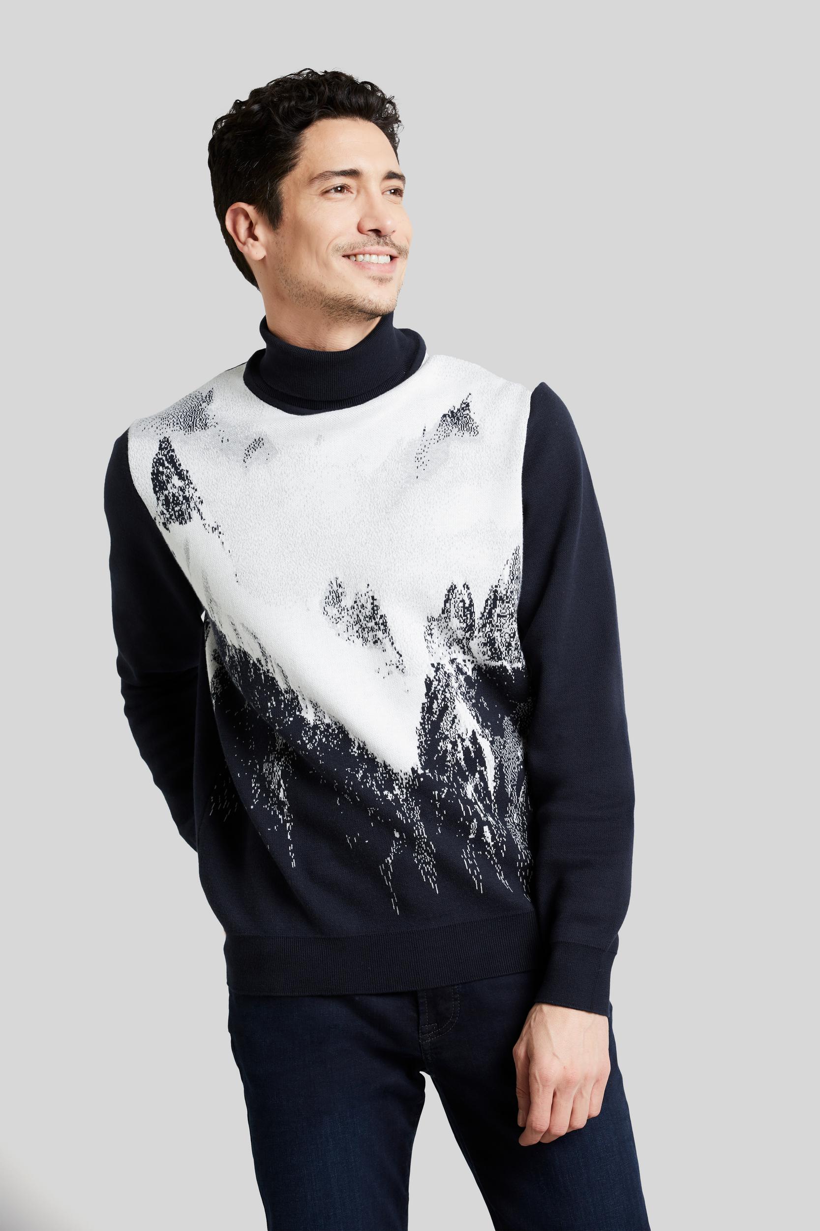 Bugatti Herren Coltrui met winters bergmotief