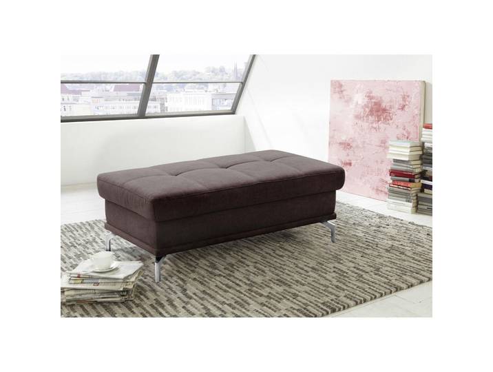 Hocker, Dunkelbraun, 133x47x72 cm, Textil, Rechteckig, Modern, sit&more