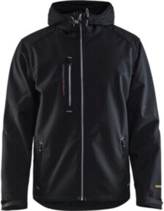 Blakläder Veste softshell, noir / argent, Taille unisexe: L (494925179992L)