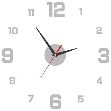 Uplift Treasures 3D DIY Frameless Silent Wall Clock With Wall Stickers b