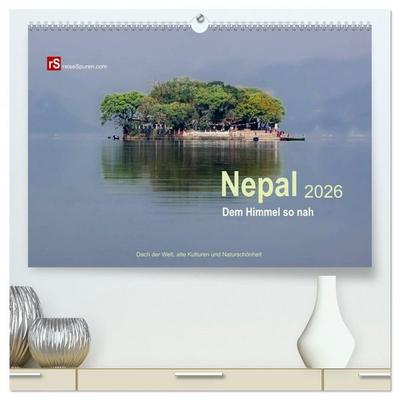 Nepal 2026 - Dem Himmel so nah (hochwertiger Premium Wandkalender 2026 DIN A2 quer), Kunstdruck in Hochglanz