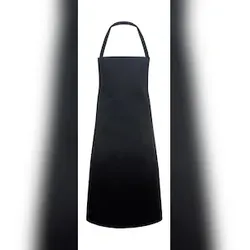 Basic Bib Apron Pinafore: One Size / Black