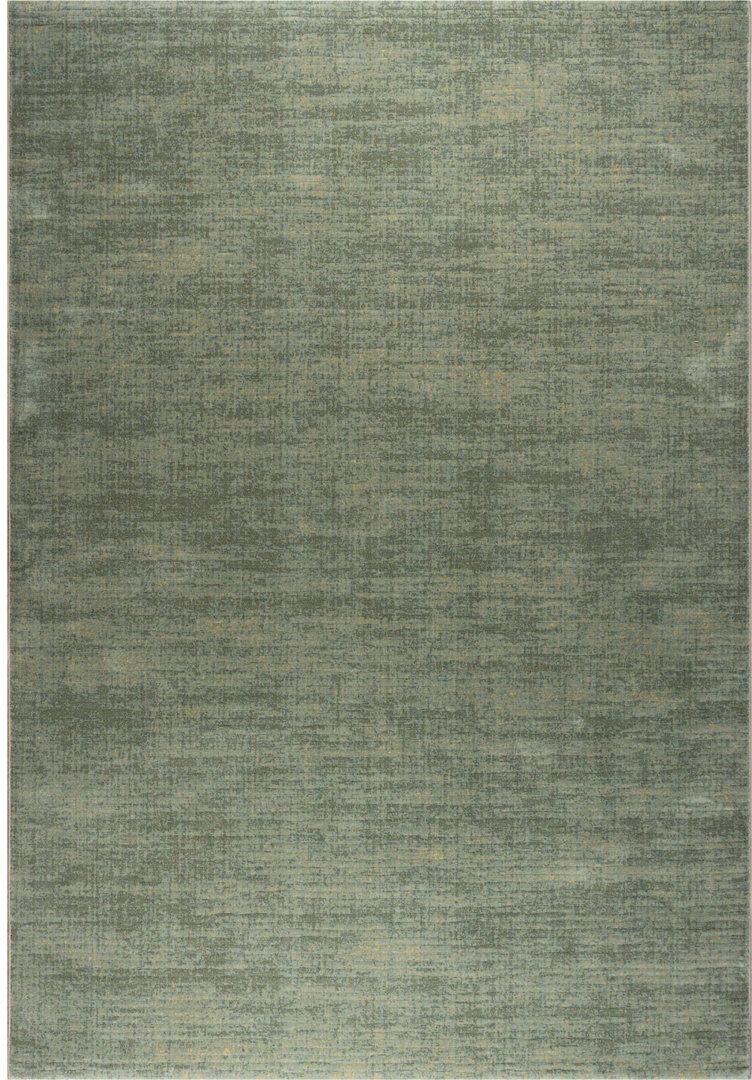 17 Stories Galleria Power Loom Polypropylene Rug Green Rectangle 120 x 170 cm