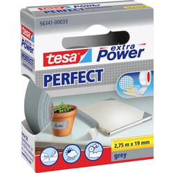 tesa PERFECT 56341-00033-03 Gewebeklebeband tesa® extra Power Grau (L x B) 2.75 m x 19 mm 1 St.