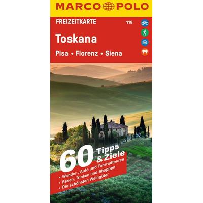 MARCO POLO Freizeitkarte 118 Toskana 1:125.000, Sonstige von , MairDuMont, 978-3-575-01617-1