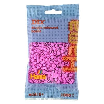 Hama® Bügelperlen Midi - Pastell Pink 1000 Perlen.