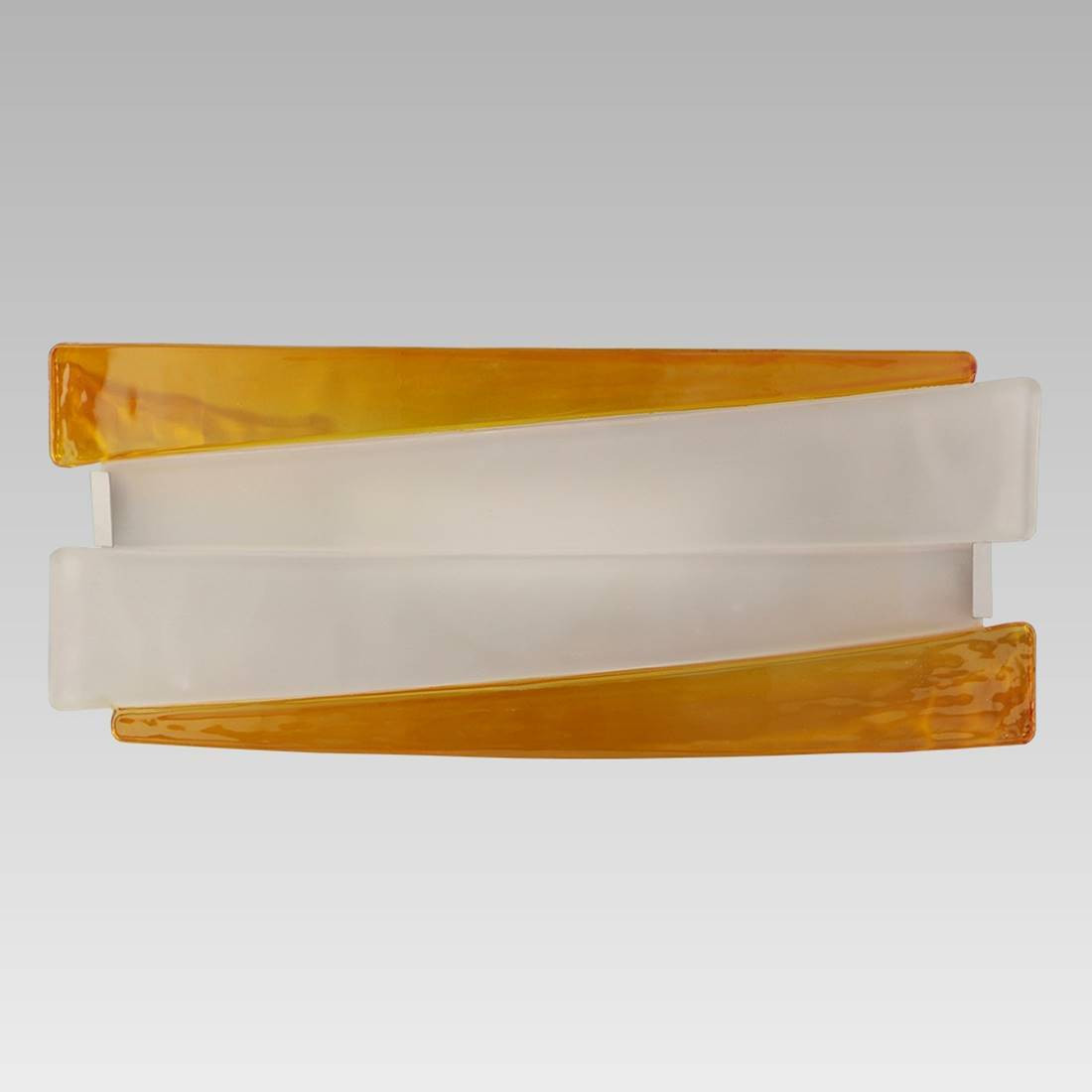 Plafondlamp CLOSER honingkleurig/mat, 1xR7s/100W, dimbaar, Lengte: 45 cm, Hoogte: 18 cm