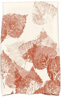 E by Design 18 x 30-inch Fall Memories Floral Print Hand Towel