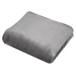Fürstenhof Kuscheldecke Leonora 150 x 200 cm Polyester Silber