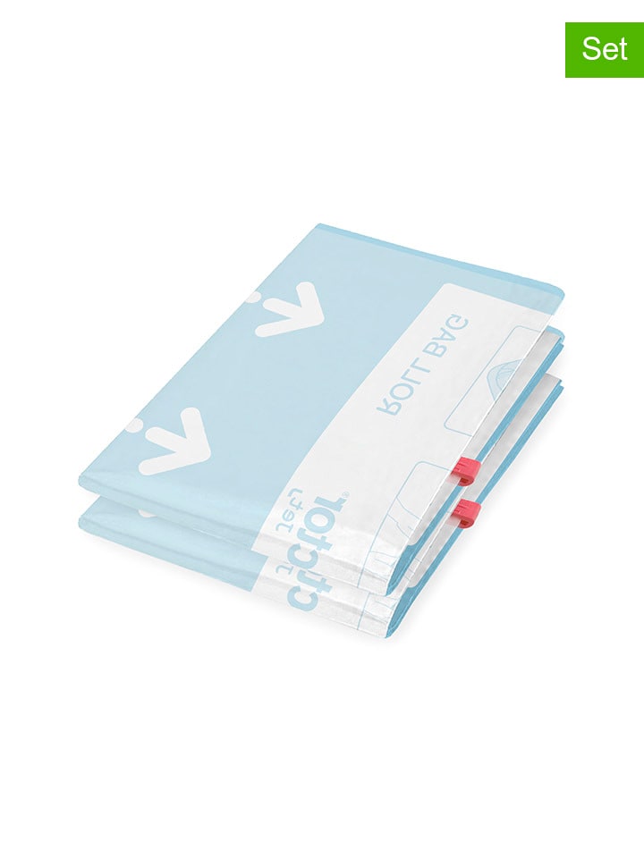 Compactor 2er-Set: Kompressionsbeutel "Roll up S" in Hellblau - (L)50 x (B)35 cm - onesize