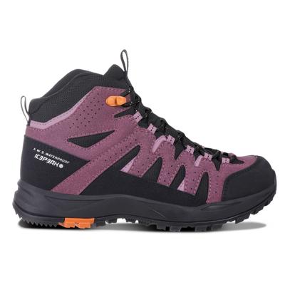 Wanderschuh ICEPEAK "AURA MC MS", Damen, Gr. 38, lila (amethyst), Synthetik, Schuhe Wanderschuh, wasserdicht