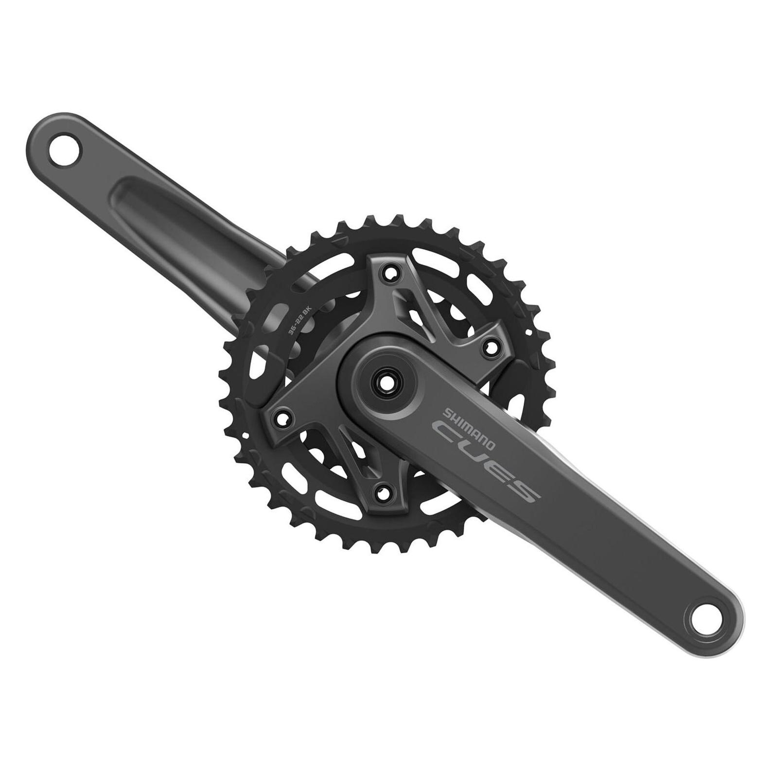 Shimano Kettenradgarnitur CUES FC-U6000 170 mm 36X22 (170 mm) (EFCU60002CX62)