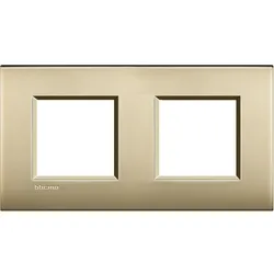 Legrand LNE4802M2OF Abdeckrahmen Light Air Europe: 2-fach, 2 + 2 Module, Farbe: Gold matt
