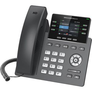Grandstream Telefon GRP2613, schwarz, schnurgebunden