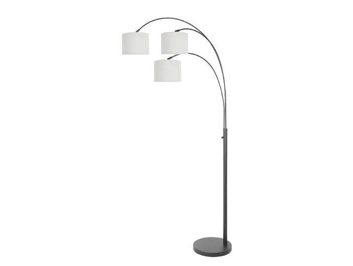 Lampadaire Sparkled Light modèle C 75 x 180 x 30cm Noir/Blanc Lin E27
