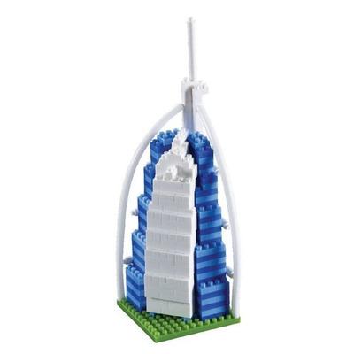 BRIXIES 200044 - Burj Alarab, 3D Konstruktionsbausatz aus Ministeinen, 355 Teile