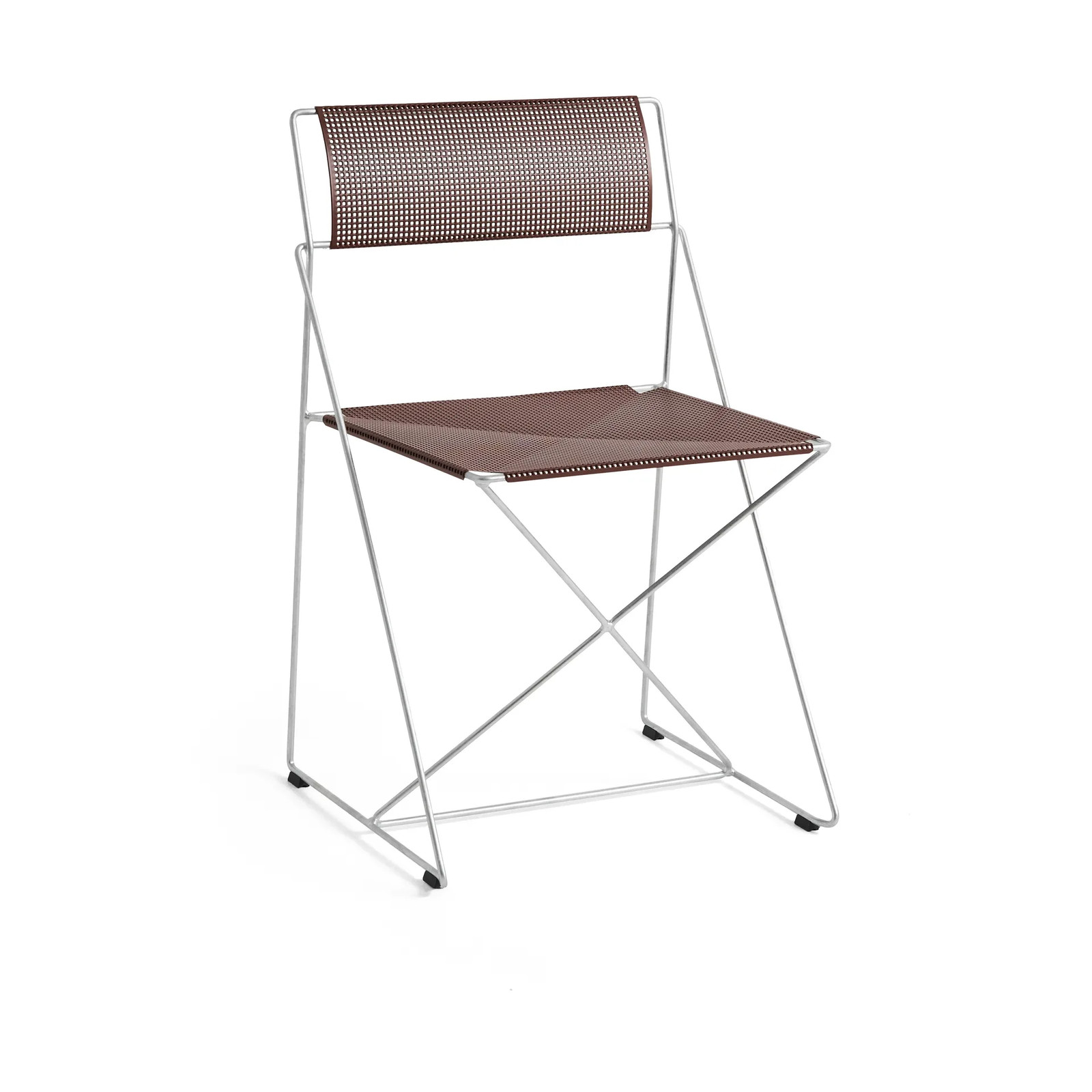 HAY X-Line Indoor Outdoor stoel Iron red-hot galvanised