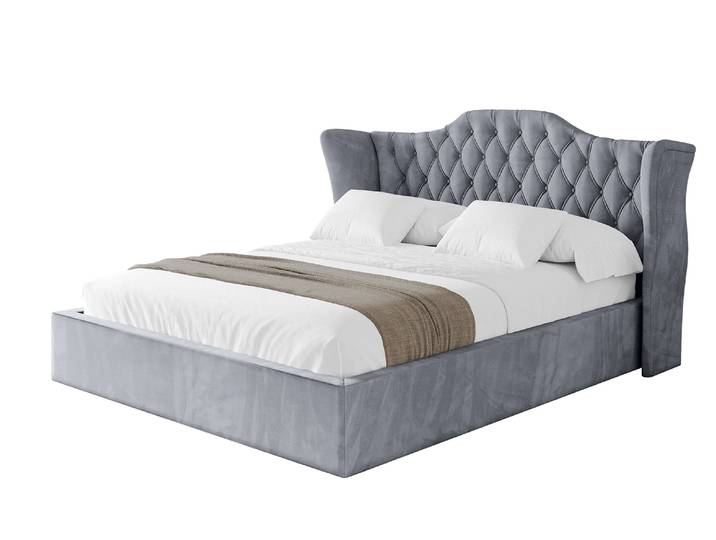 Polsterbett ZORAN 140x200 cm Grau - Casablanca 2314